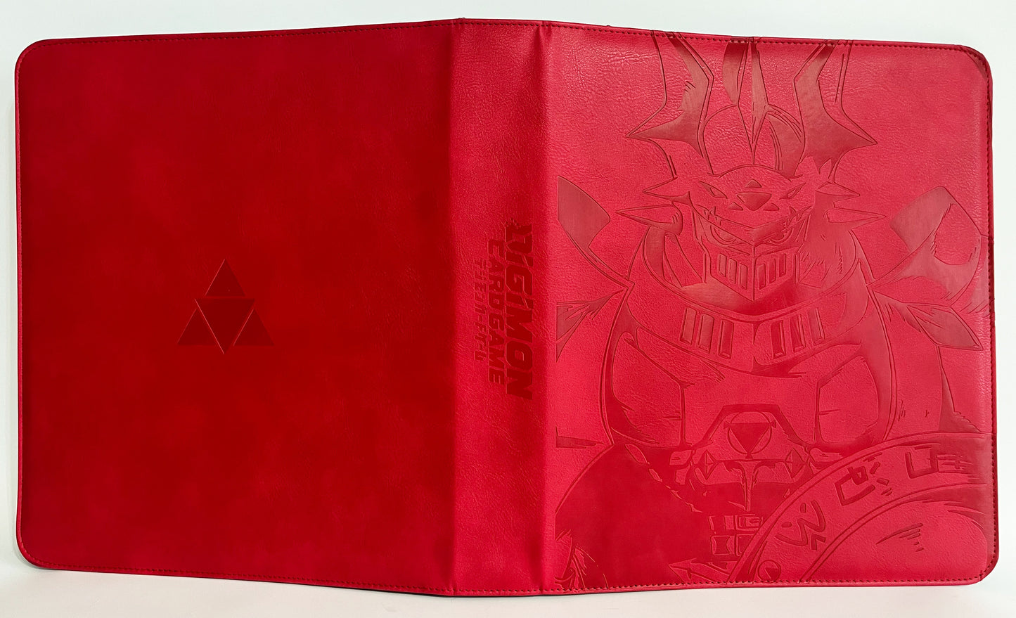 Beelzemon & Gallantmon Refillable Embossed PU Leather Trade Binders