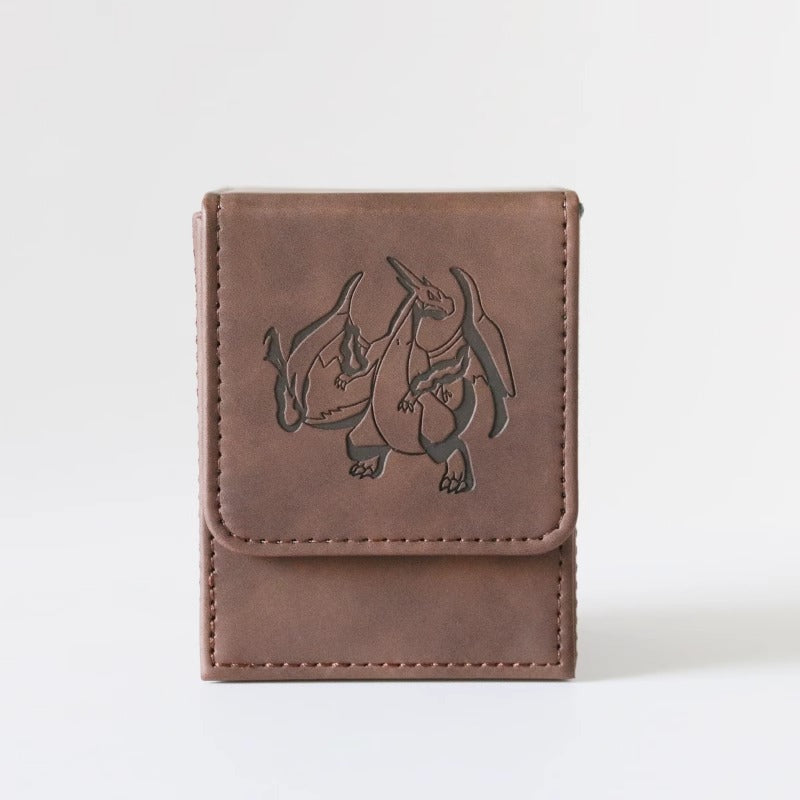 Charizard Engraved PU Leather Deck Box