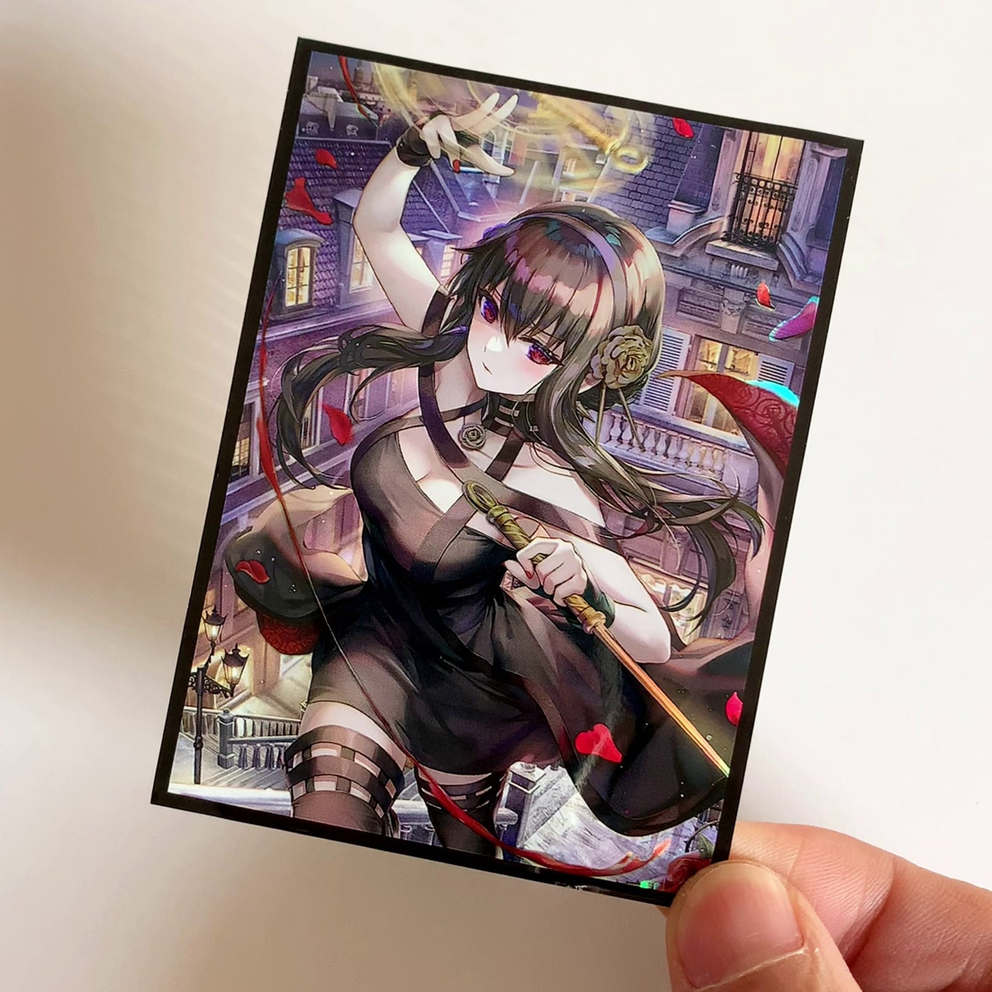 Yor Forger Spy x Family Holographic Card Sleeves