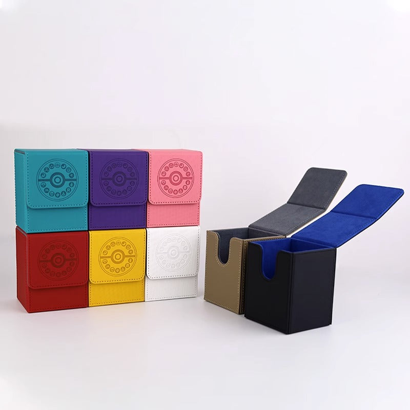 Energies & Lands Engraved PU Leather Deck Box