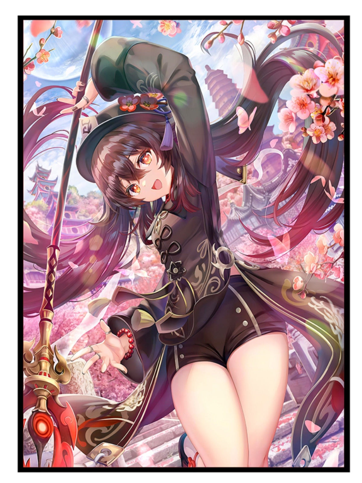 Hutao Genshin Impact Holographic Card Sleeves