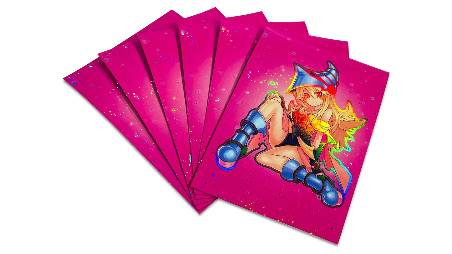 Dark Magician Girl Pink Holographic Card Sleeves