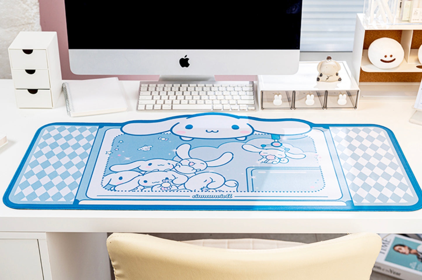 Cinnamoroll Crane Machine Kawaii XL Gaming Mousepad Desk Mat