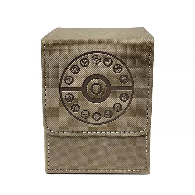 Energies & Lands Engraved PU Leather Deck Box