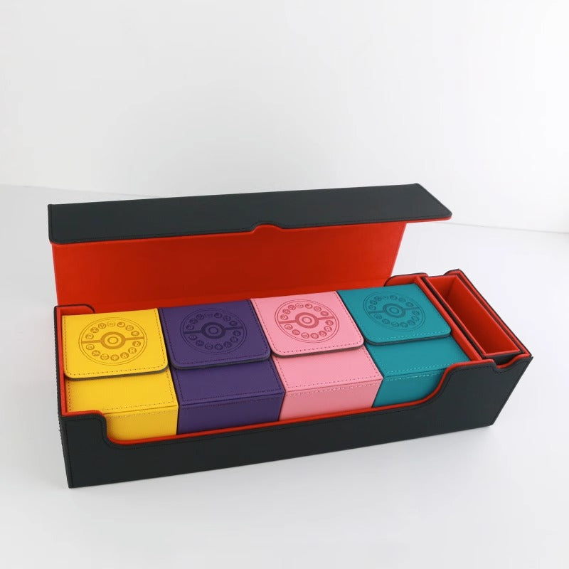 Energies & Lands Engraved PU Leather Deck Box
