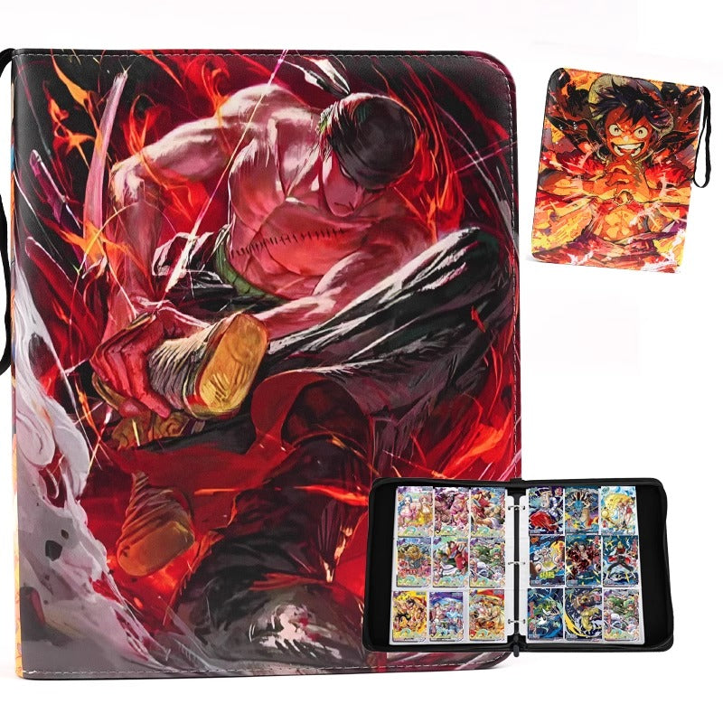 Zoro X Luffy Printed PU Leather Trade Binder