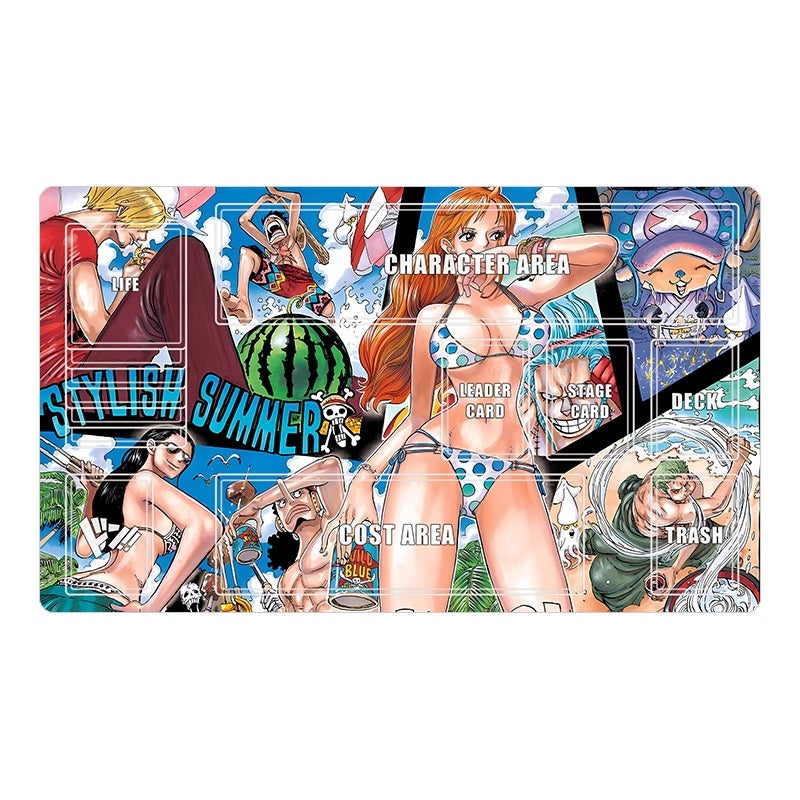 Straw Hats Summer Day Premium Neoprene One Piece Playmat
