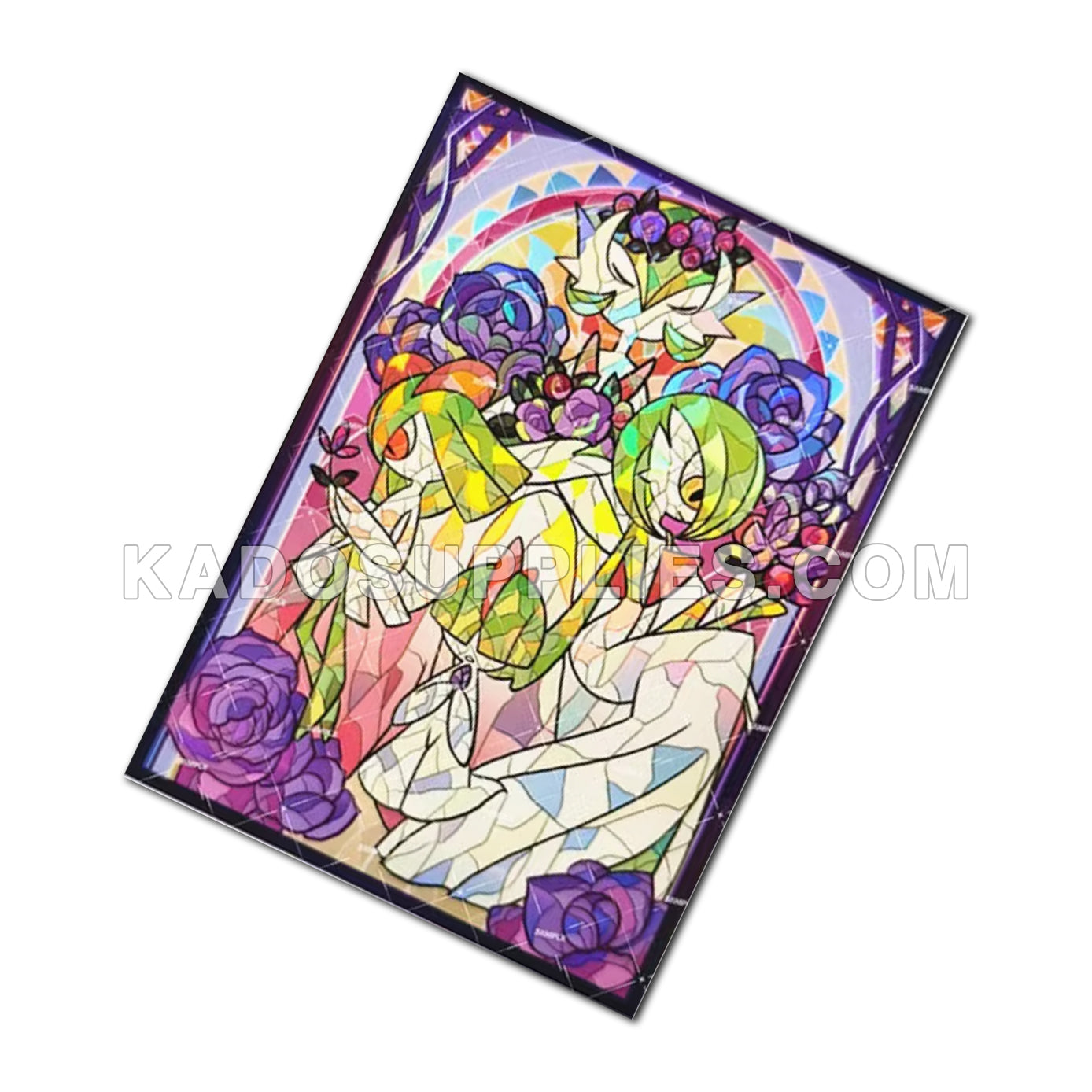 Gardevoir & Kirlia Evolution Stained Glass Holographic Card Sleeves Kado Supplies Gardevoir & Kirlia Evolution Stained Glass Holographic Card Sleeves Kado Supplies