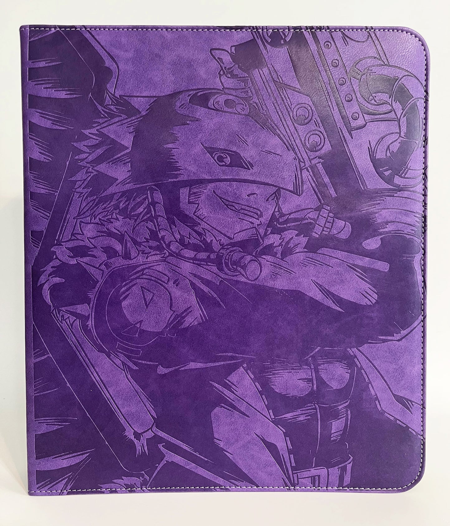 Beelzemon & Gallantmon Refillable Embossed PU Leather Trade Binders