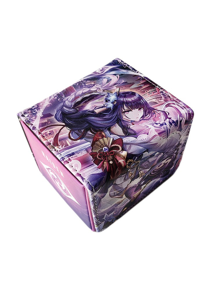 Raiden Shogun Genshin Impact PU Leather Deck Box