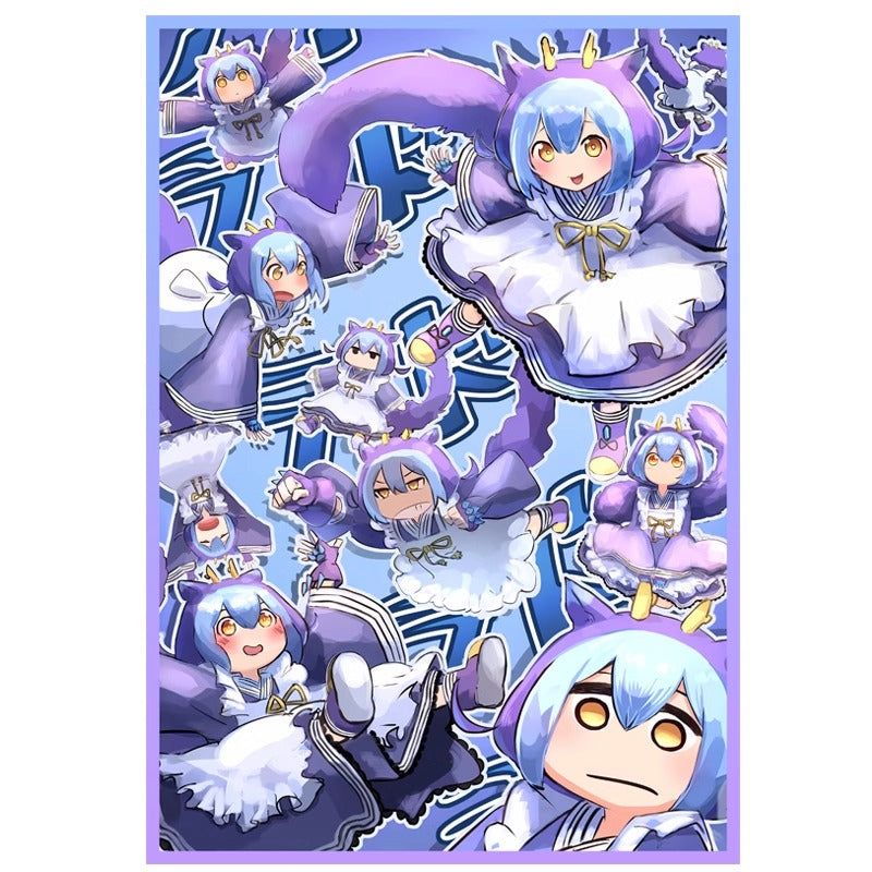 Laundry Dragonmaid Cute Holographic Card Sleeves