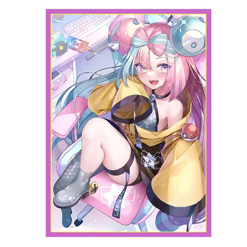 Pokemon Streamer Iono Holographic Card Sleeves