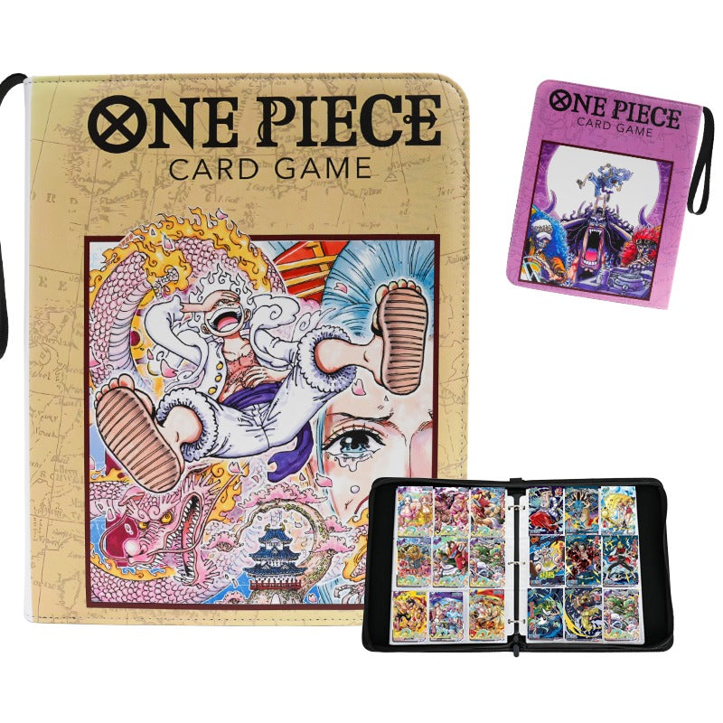 One Piece Card Game Cover Ver.6 Printed PU Leather Trade Binder One Piece Card Game Cover Ver.6 Printed PU Leather Trade Binder