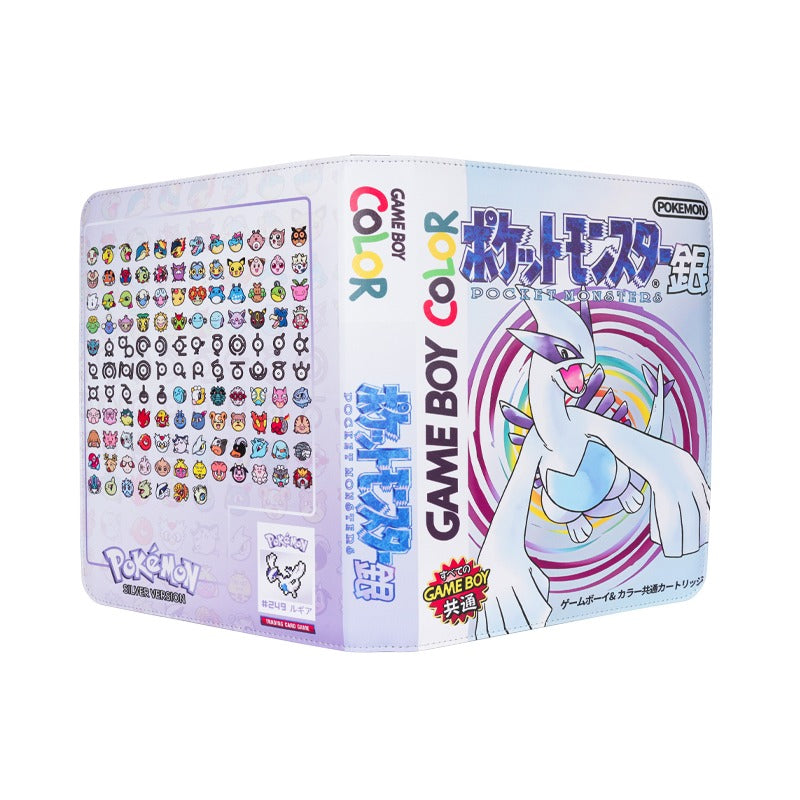 Pokemon Gameboy Gold Silver & Crystal Version 9-Pocket TCG Leather Card Binder