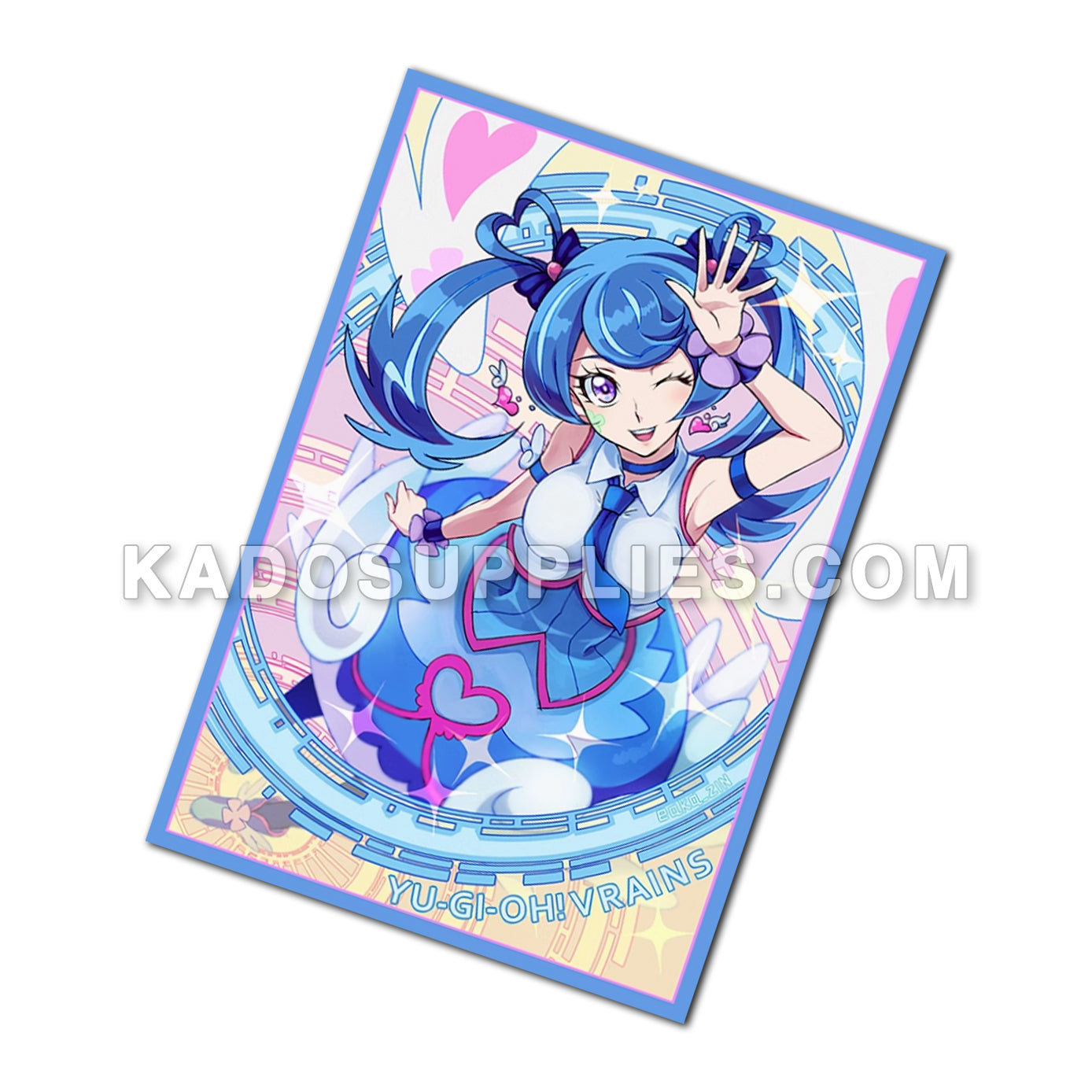 Blue Angel Zaizen Aoi YGO VRAINS Holographic Card Sleeves Blue Angel Zaizen Aoi YGO VRAINS Holographic Card Sleeves