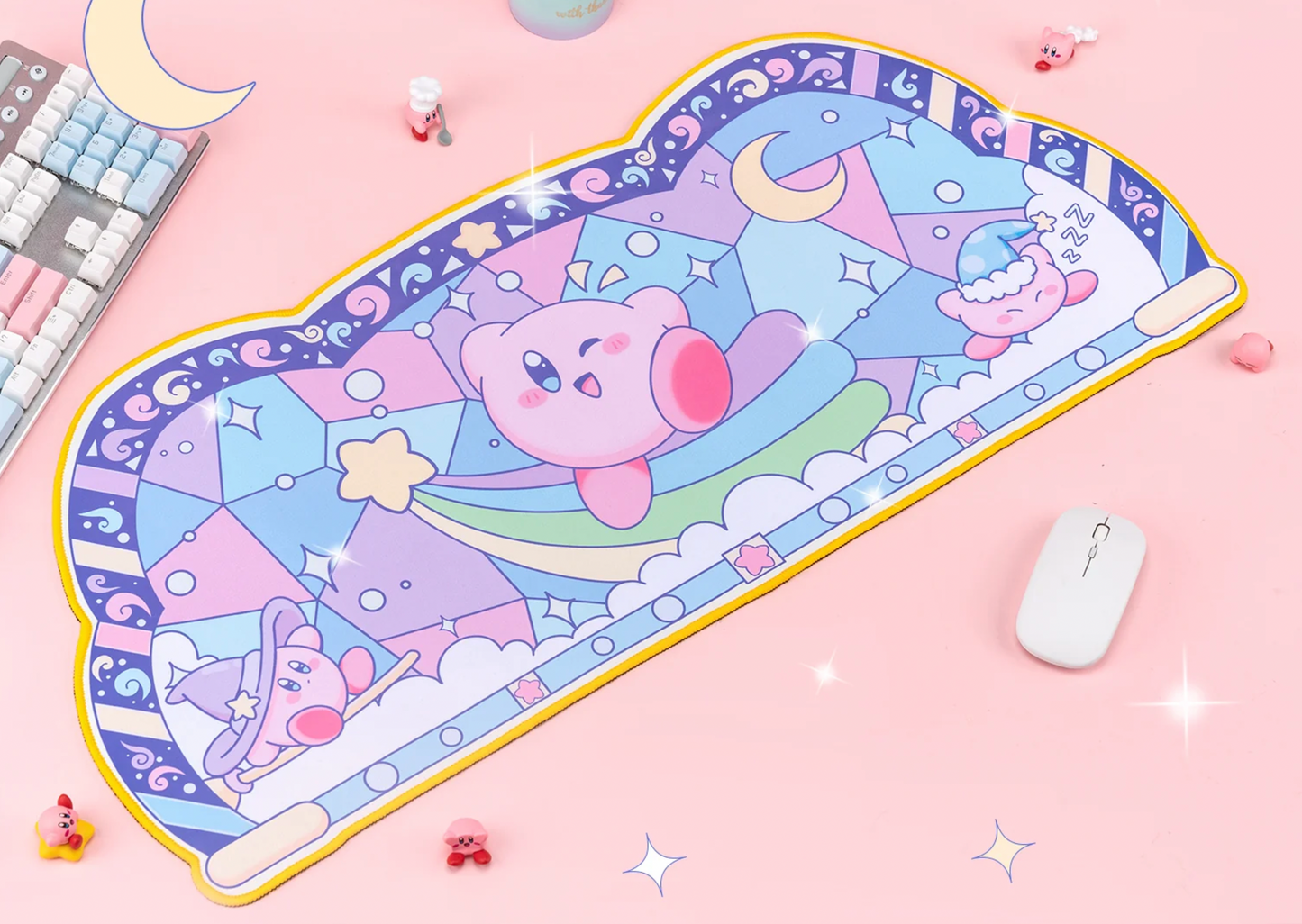Cute Kirby XL Gaming Mousepad Desk Mat