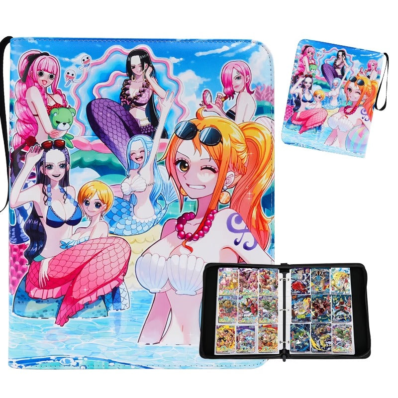 Pirate Ladies Beach Day Printed PU Leather Trade Binder
