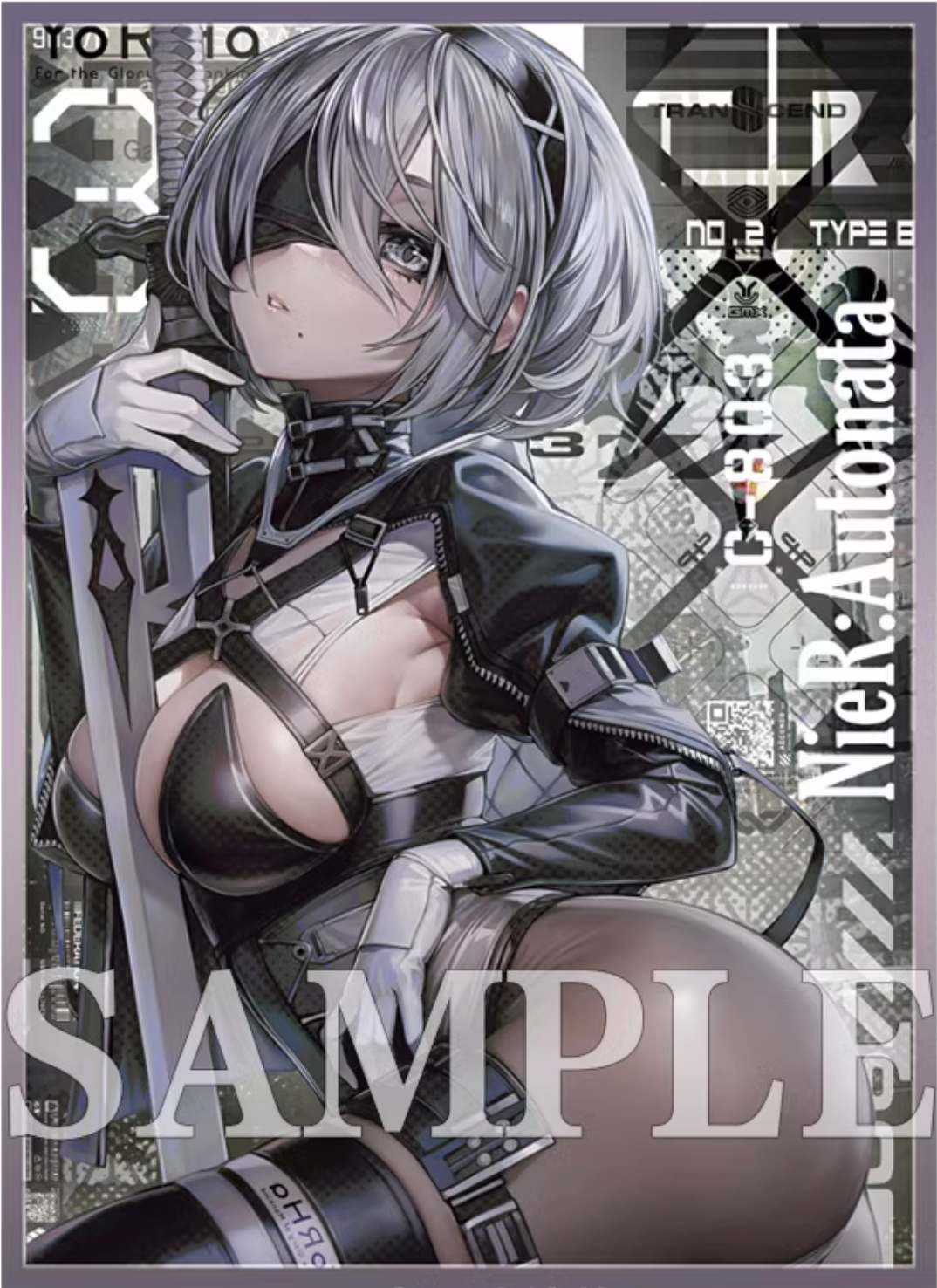 Waifu NieR Automata 2B Card Sleeves