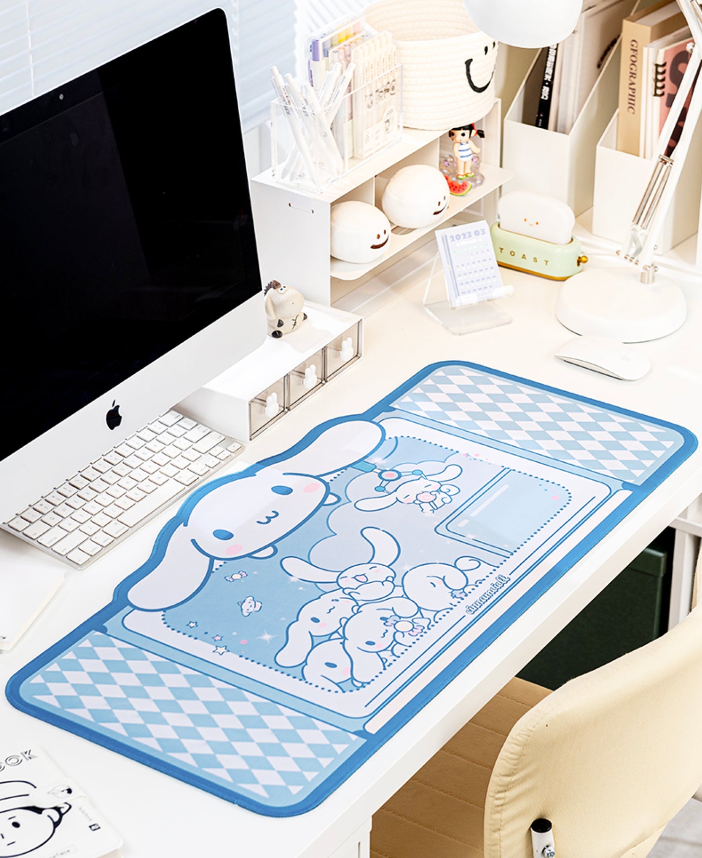 Cinnamoroll Crane Machine Kawaii XL Gaming Mousepad Desk Mat