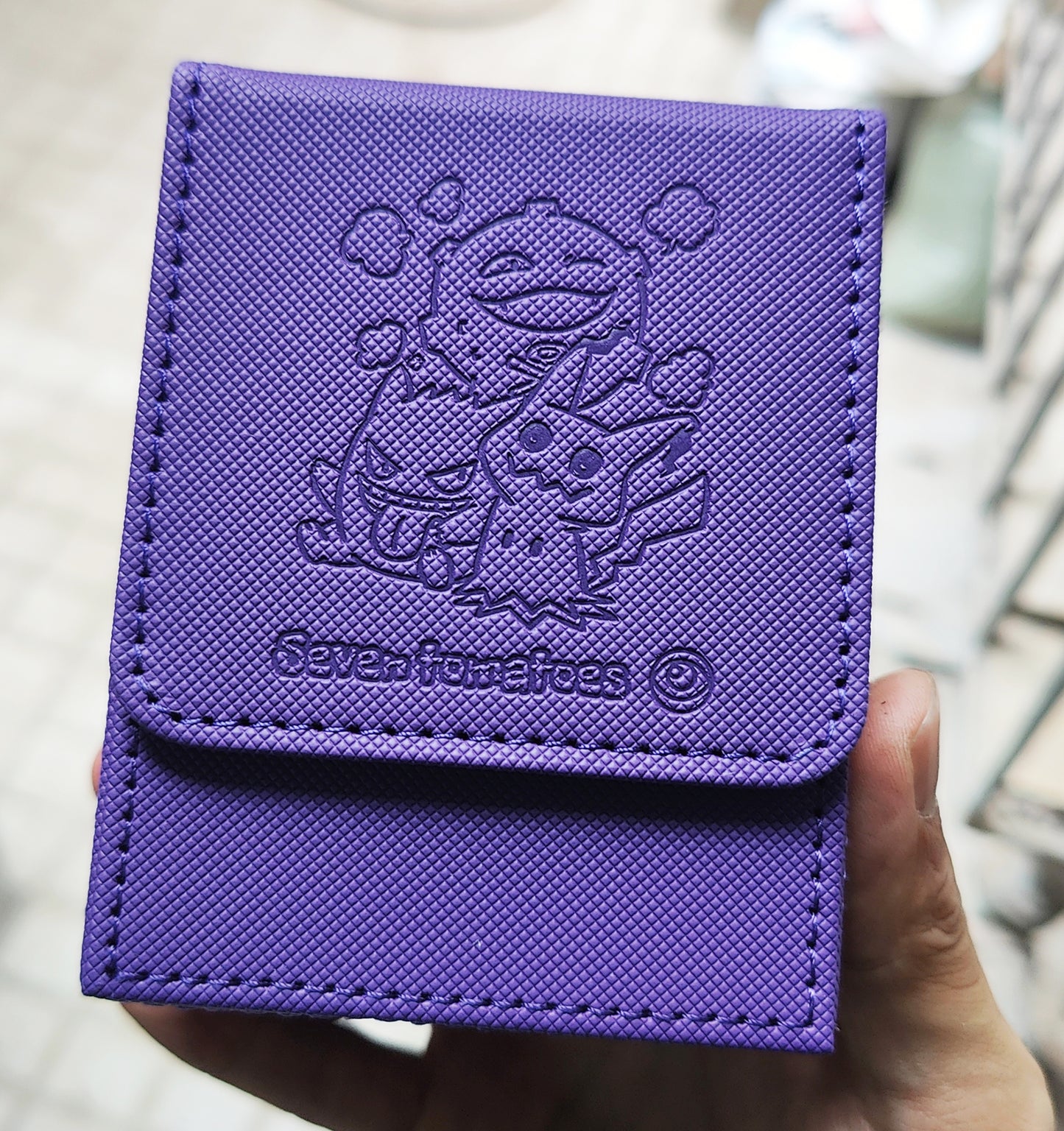 Koffing, Gengar, Mimikyu Engraved PU Leather Deck Box