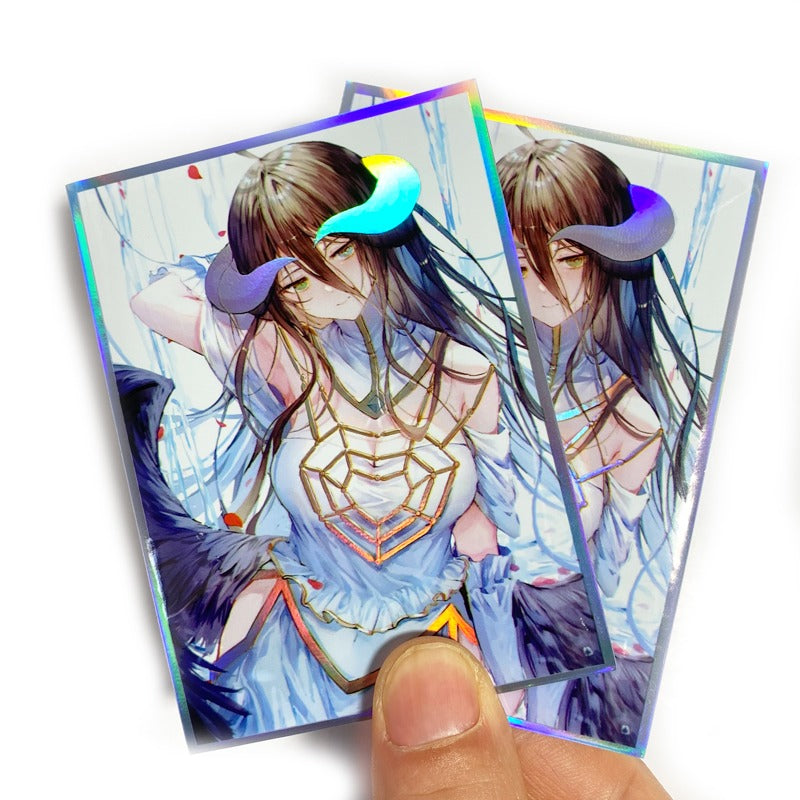 Overseer Albedo Waifu Overlord Holographic Card Sleeves