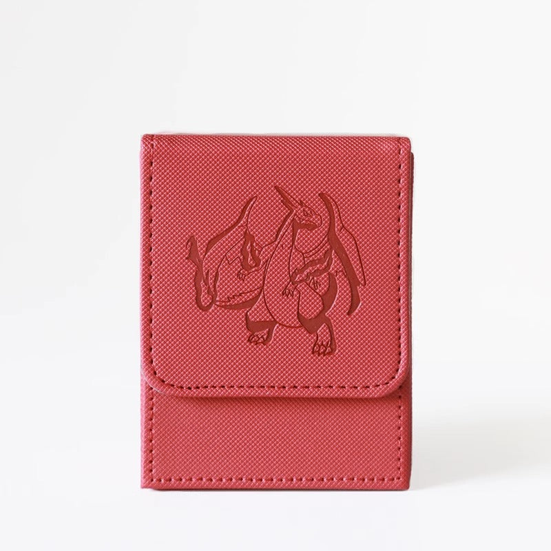Charizard Engraved PU Leather Deck Box