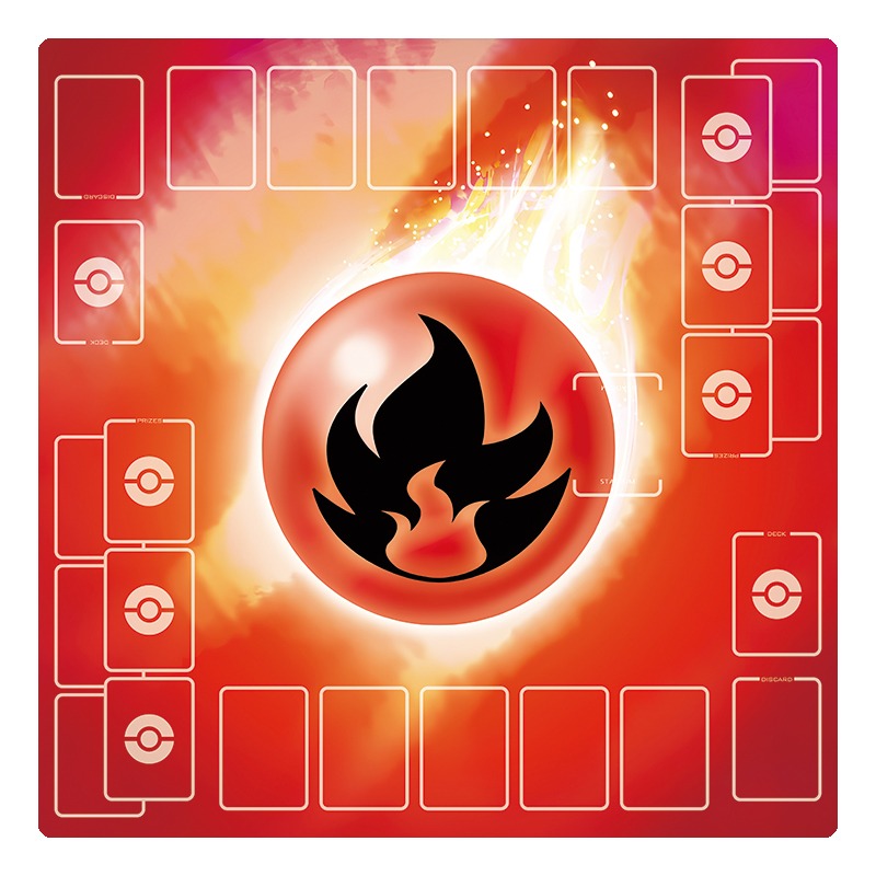 Pokemon Card Game Energy Type 2 Player Playmats