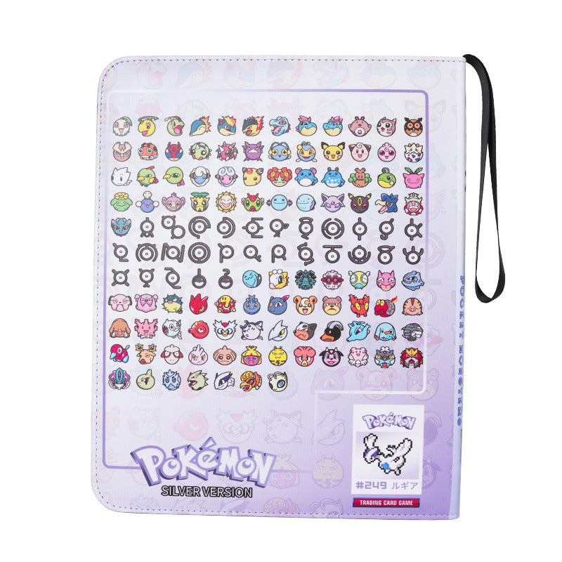Pokemon Gameboy Gold Silver & Crystal Version 9-Pocket TCG Leather Card Binder