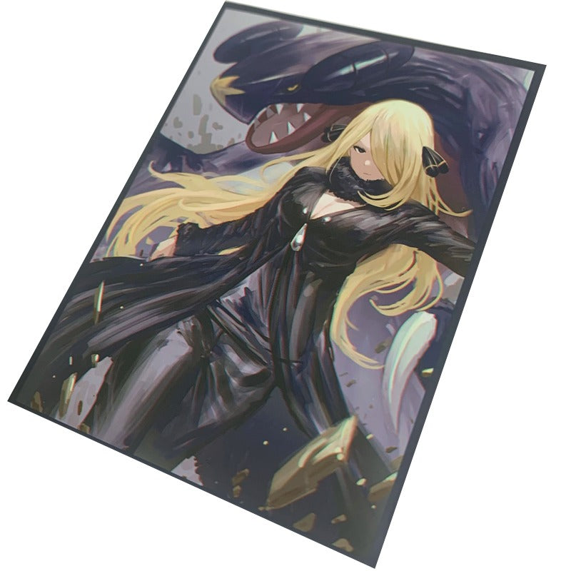 Cynthia & Garchomp Standard Size Matte Sleeves