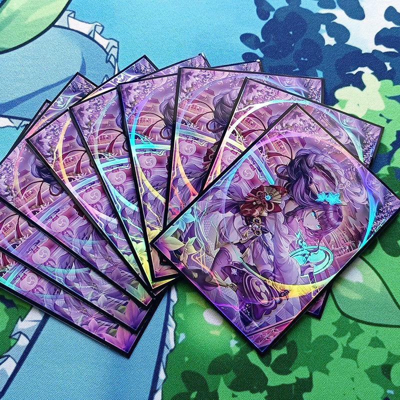 Raiden Shogun Genshin Impact Holographic Card Sleeves