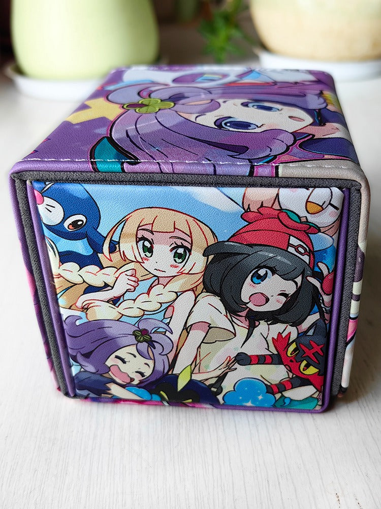 Acerola & Friends Pokemon TCG PU Leather Deck Box