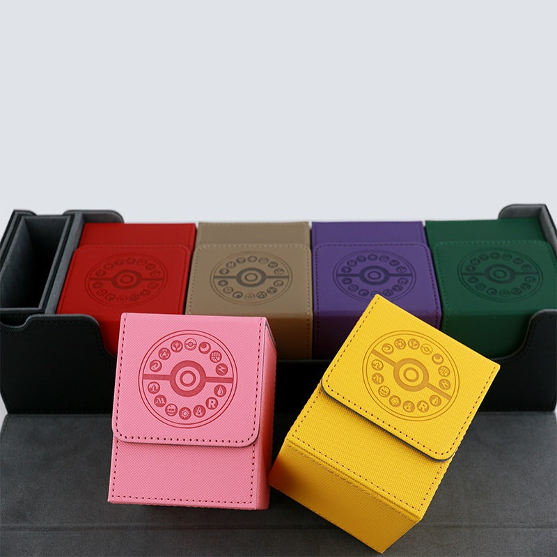 Energies & Lands Engraved PU Leather Deck Box