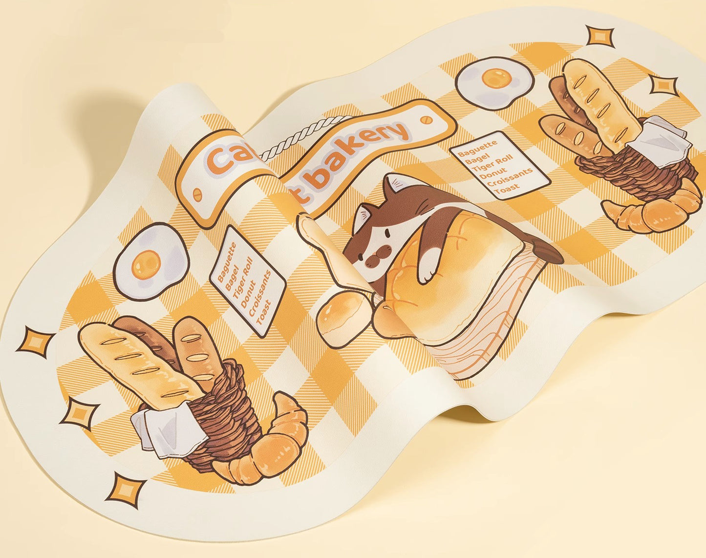 Cat Sweets & Bakery XL Gaming Mousepad Desk Mat
