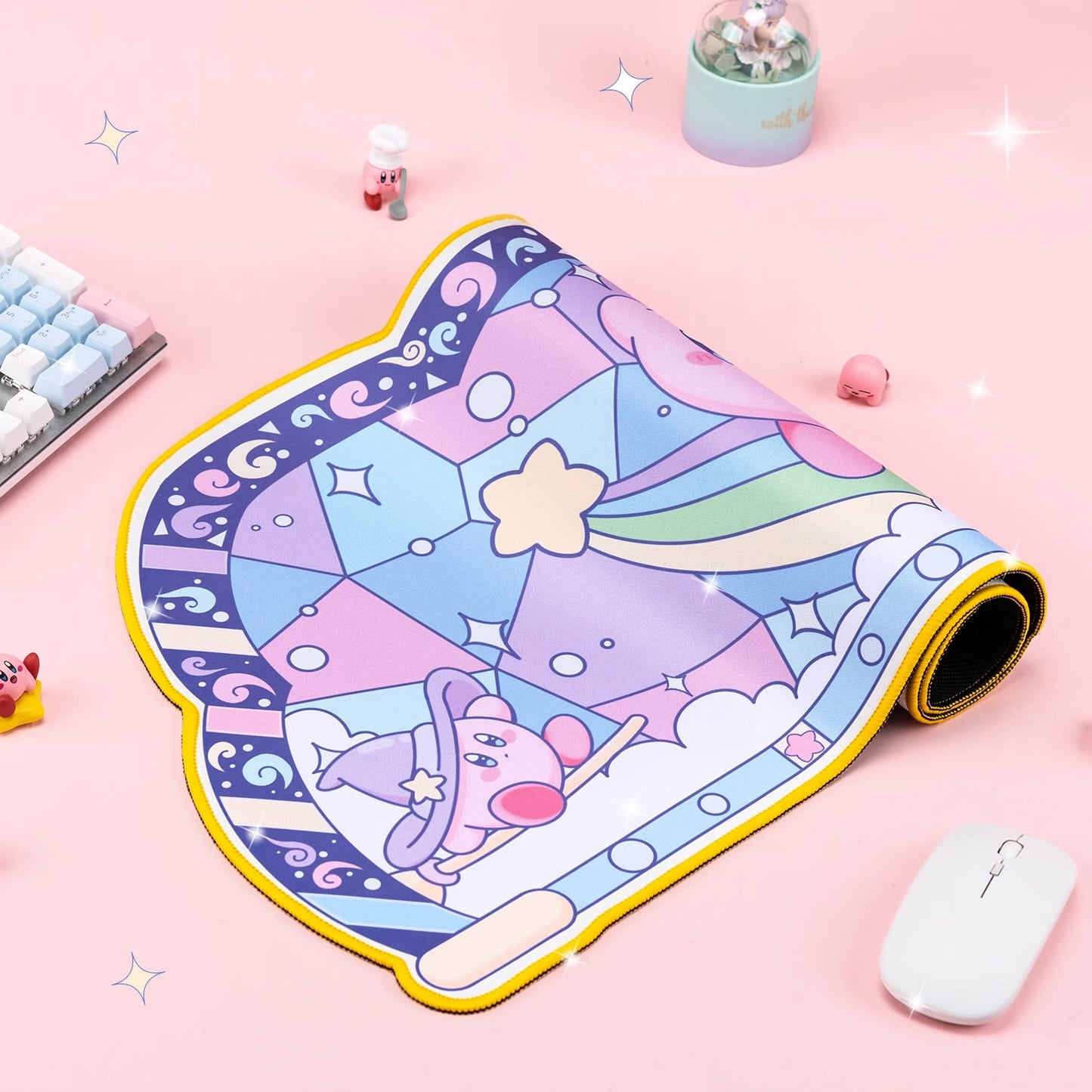 Cute Kirby XL Gaming Mousepad Desk Mat