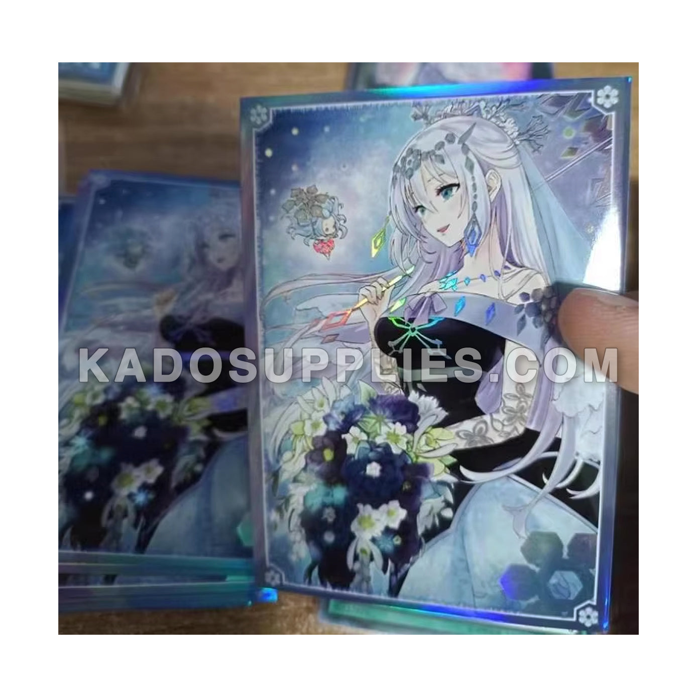 エンジェウーモン&レディデビモン ホログラムカードスリーブ