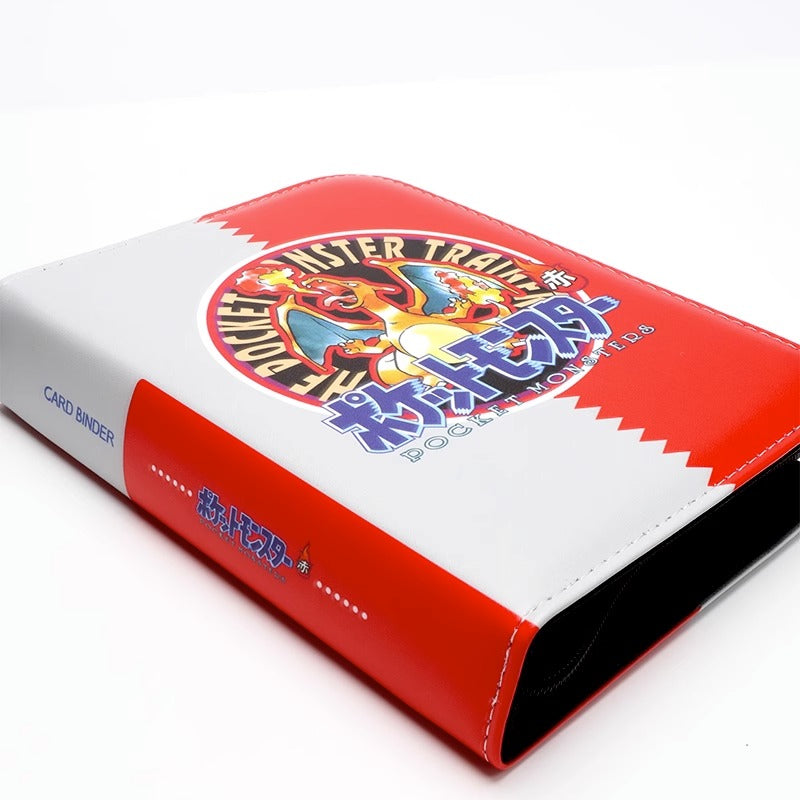 Pokemon Classic Gameboy Art 9-Pocket TCG Leather Card Binder
