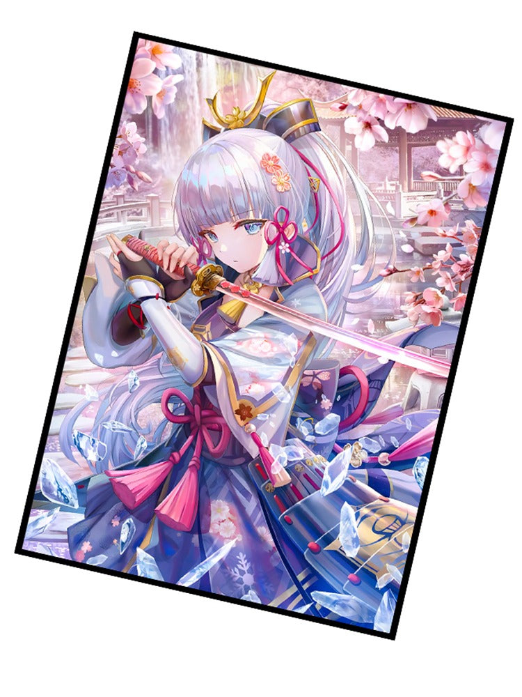 Kamisato Ayaka Genshin Impact Holographic Card Sleeves