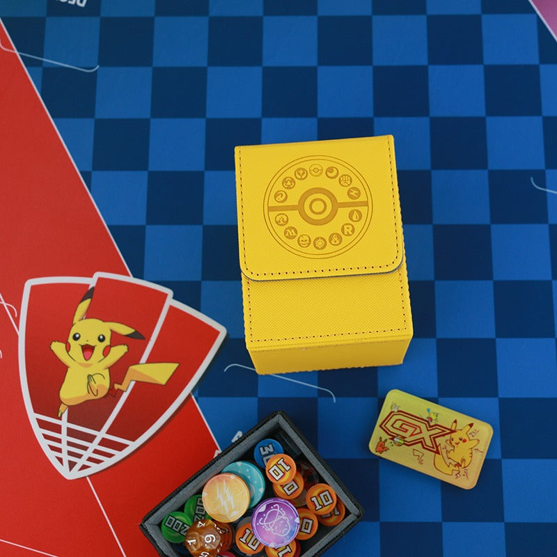 Energies & Lands Engraved PU Leather Deck Box
