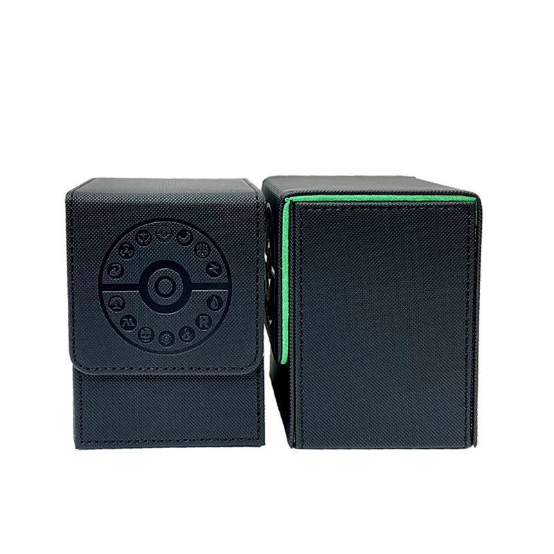 Energies & Lands Engraved PU Leather Deck Box