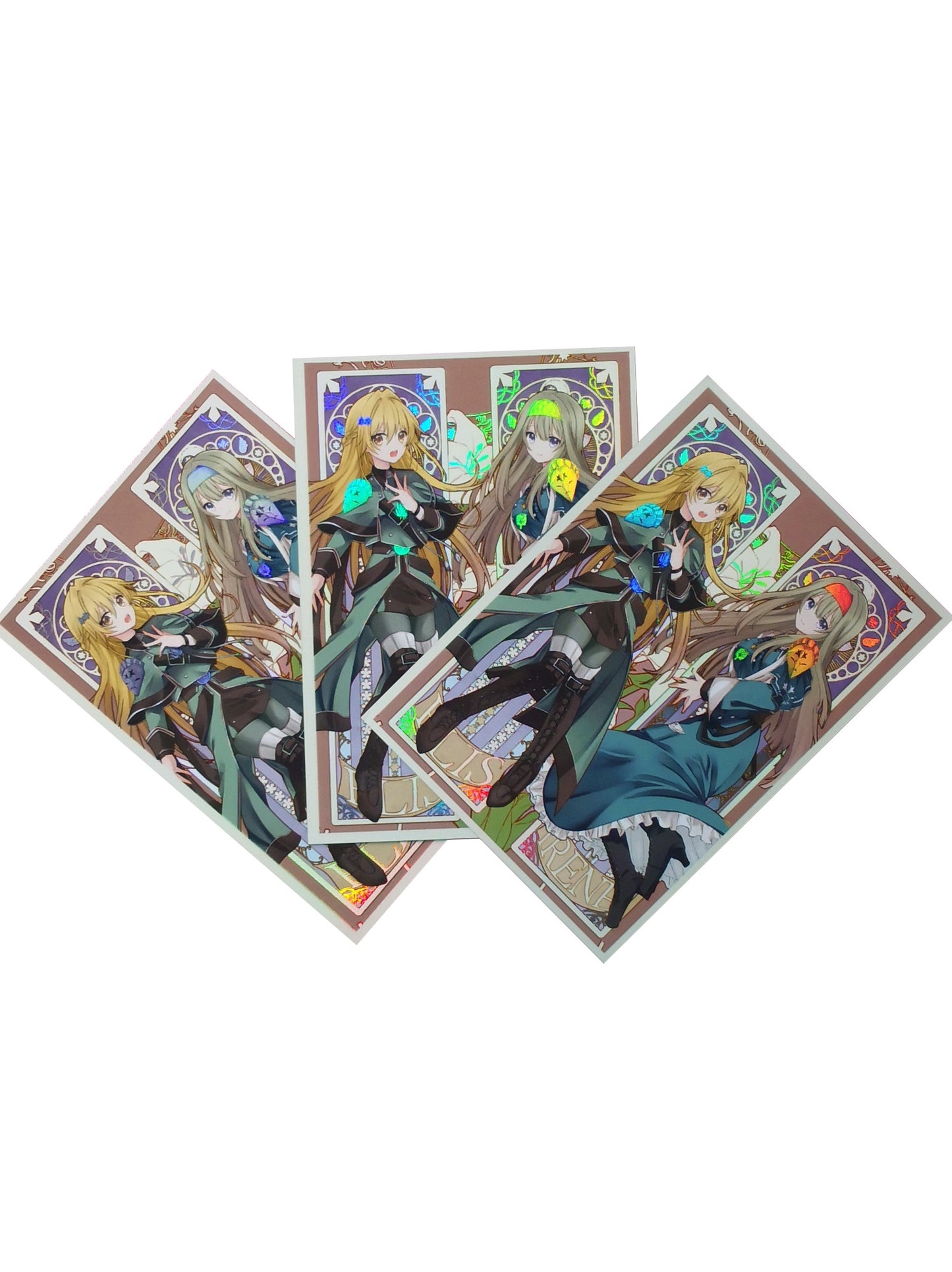 Exosister Elis & Elaine Holographic Card Sleeves
