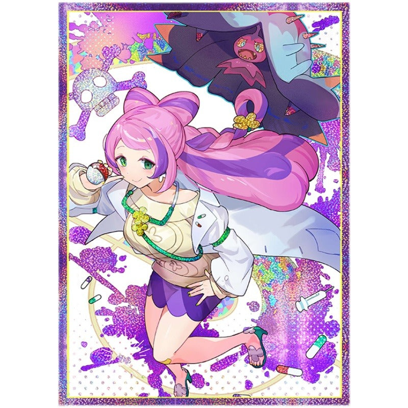 Pokemon Nurse Miriam & Mareanie Holographic Card Sleeves