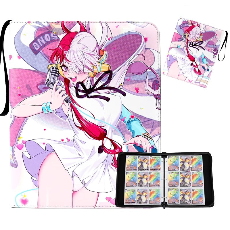 anime card binder Vocal Princess Uta Printed PU Leather Trade Binder – Kado Supplies