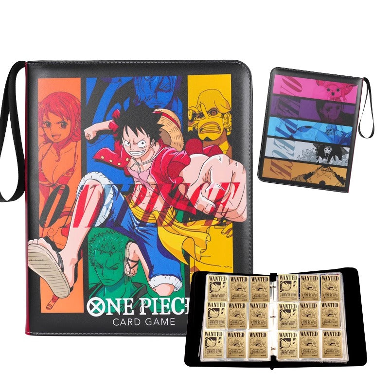 one piece card game binder One Piece Card Game Cover Ver.2 Printed PU Leather Trade Binder – Kado Supplies