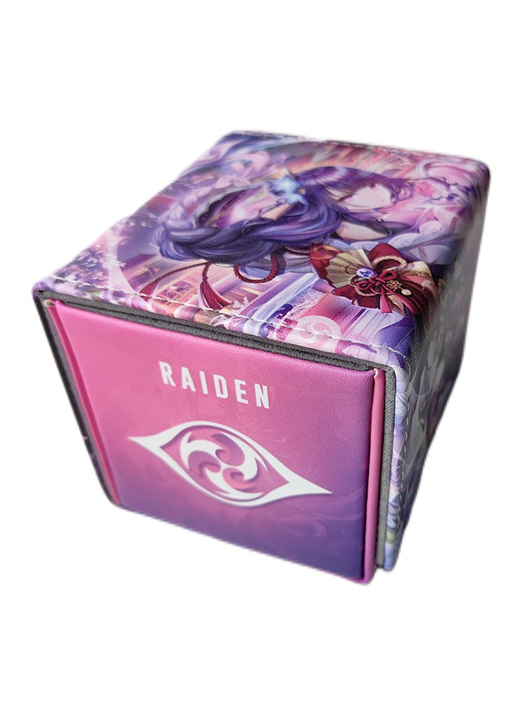 Raiden Shogun Genshin Impact PU Leather Deck Box