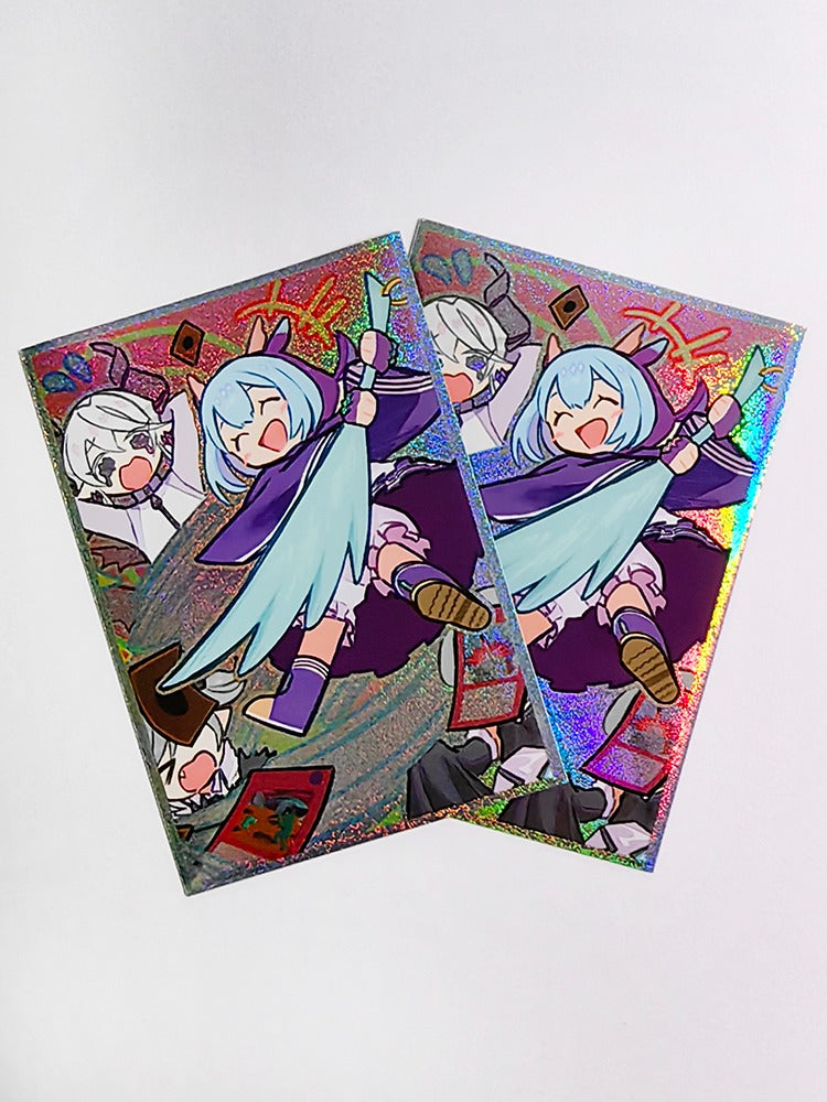 Kawaii Laundry Dragonmaid Glitter Holographic Card Sleeves