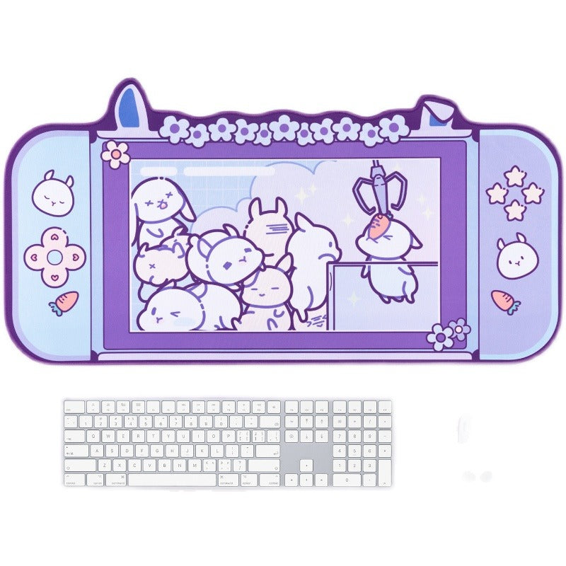 Bunnies Crane Machine Kawaii XL Gaming Mousepad Desk Mat