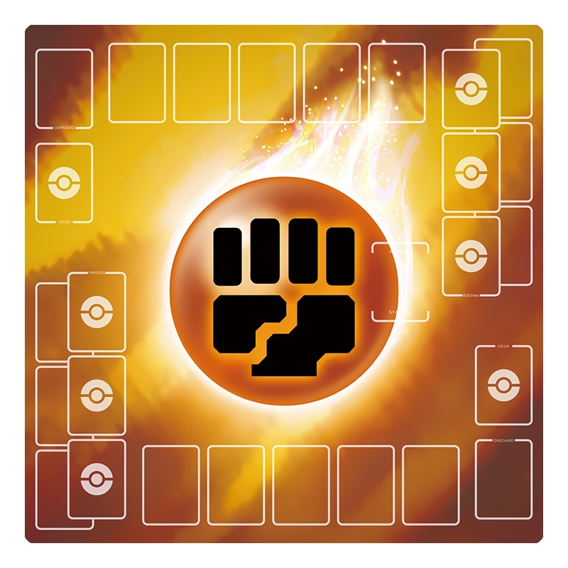 Pokemon Card Game Energy Type 2 Player Playmats