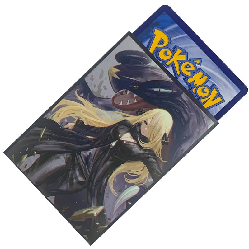 Cynthia & Garchomp Standard Size Matte Sleeves