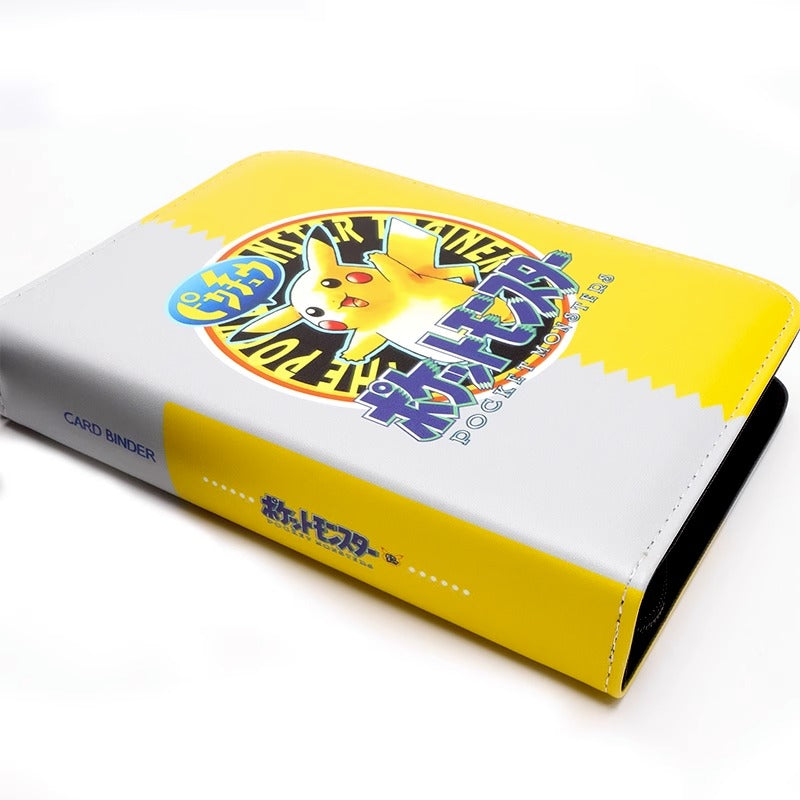 Pokemon Classic Gameboy Art 9-Pocket TCG Leather Card Binder