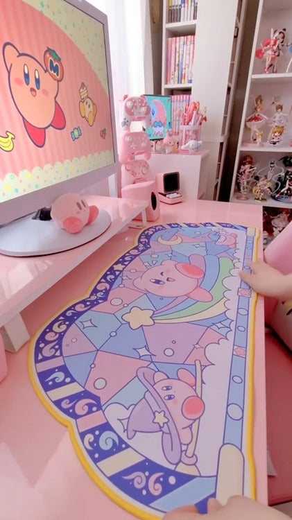 Cute Kirby XL Gaming Mousepad Desk Mat